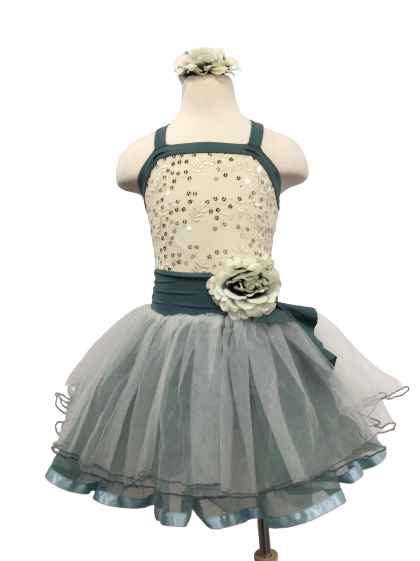 Muted Green Romantic Tutu