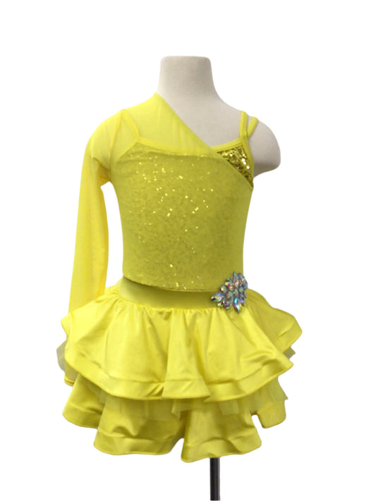 Yellow One Sleeve Jazz Tutu