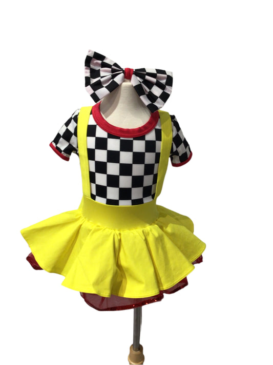 Black White and Yellow Jazz Tutu