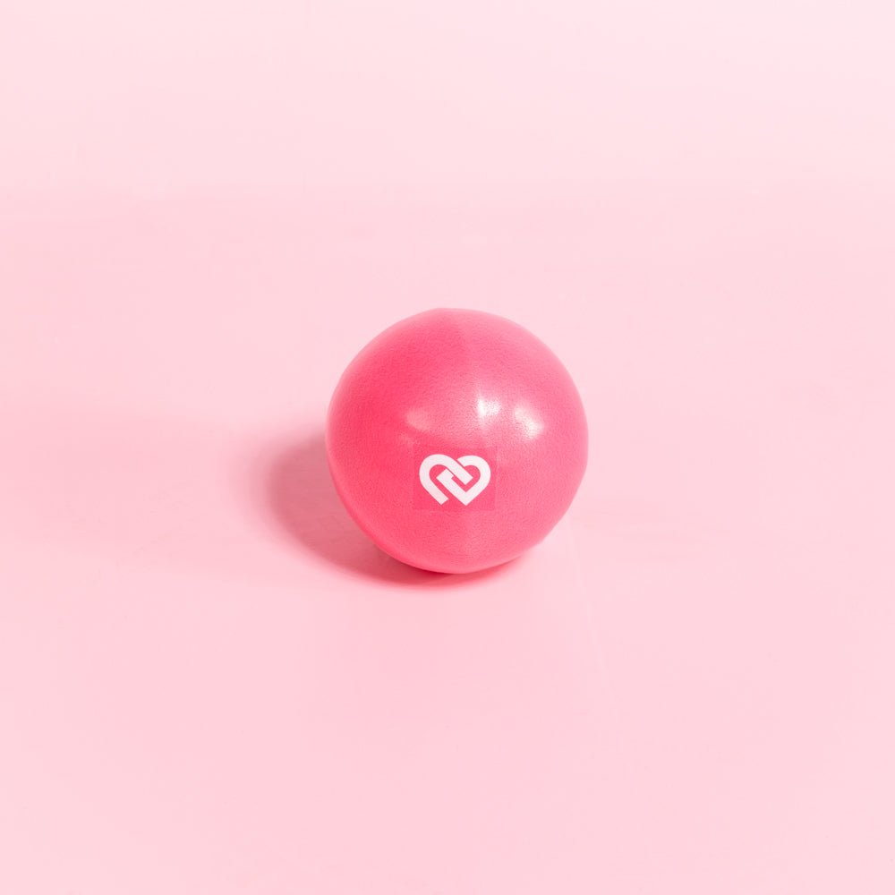 a picture of pink coloured CDW power ball used to strengthen your intrinsic foot muscles, ankles and calfs 