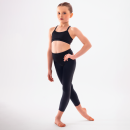 Intermediate Dance Tights Tan/Black - Footless