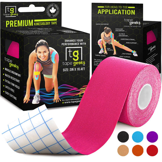 Tape Geeks 2” Premium Kinesiology Tape