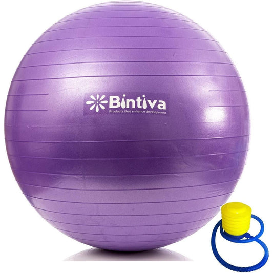Bintiva Anti-Burst Fitness Exercise Stability Yoga Ball 45cm
