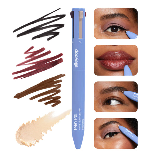 Alleyoop Pen Pal - 4-in-1 Makeup Touch Up Pen (Berry Busy)